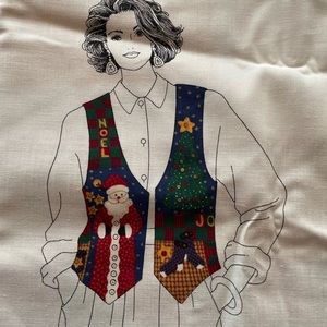 DreamSpinners Christmas Vest to Sew. Size xs-l